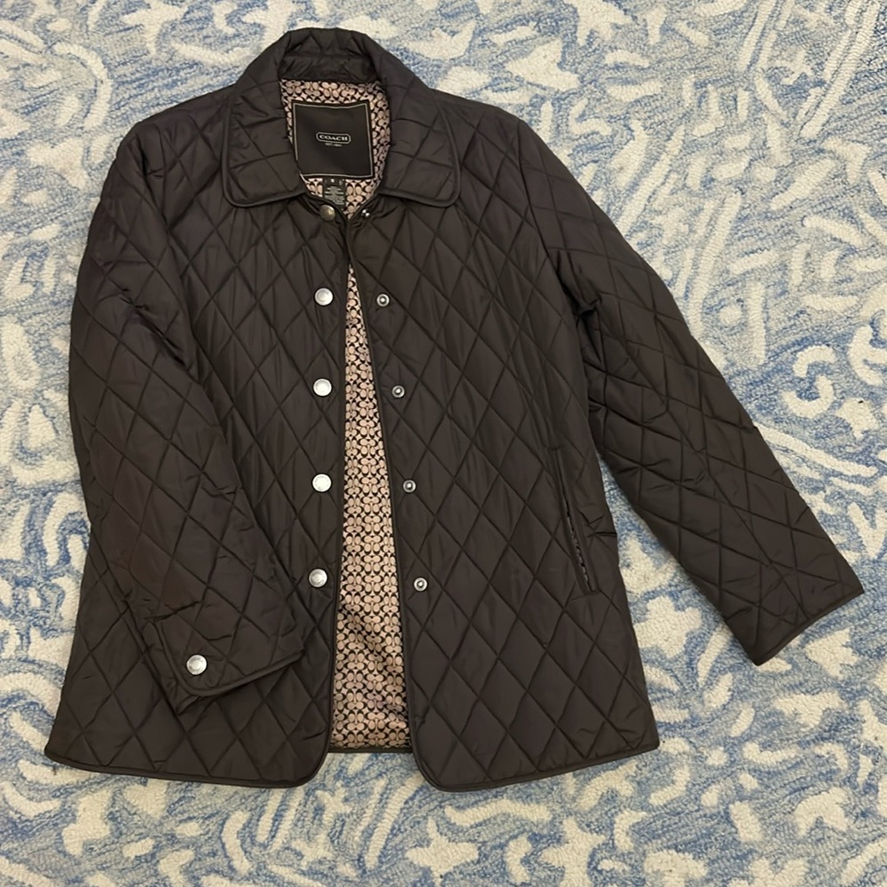 Coach quilted jacket